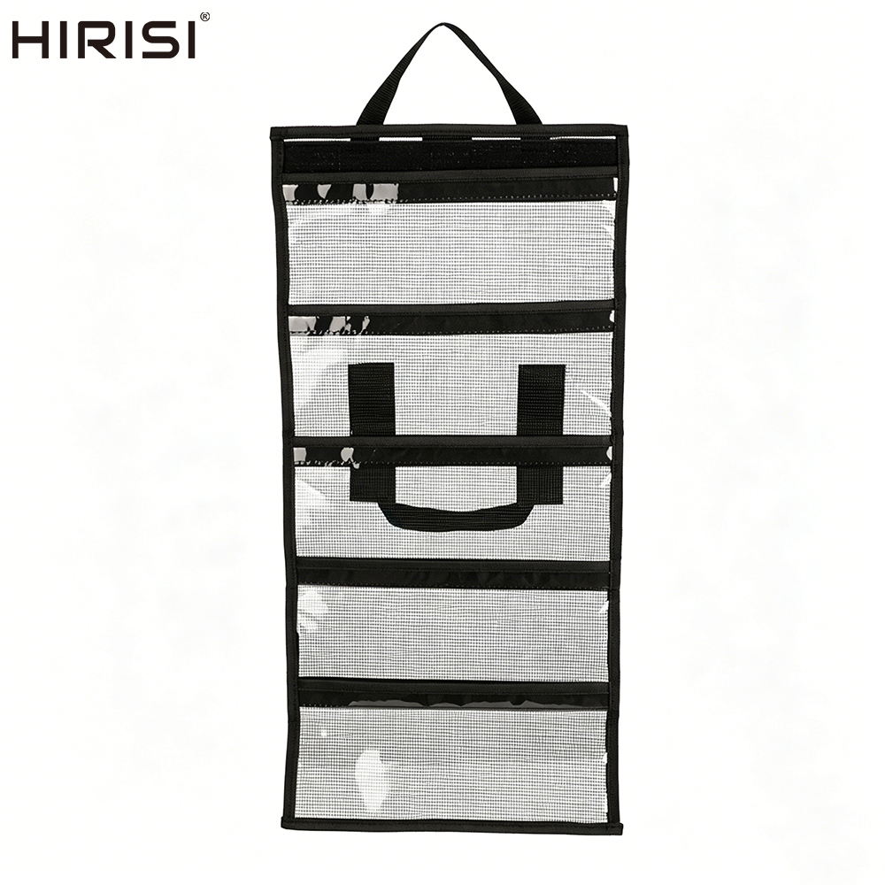 Fishing Equipment Bag - Hirisi PVC ルアートートバッグ 折りたたみ式釣り道具バッグ 大容量折りたたみ式タックルバッグ 釣りオーガナイザーポケット