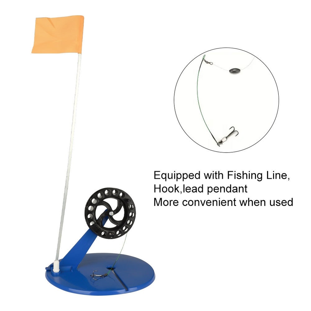 アイスフィッシング用フラッグセット 10個入り。携帯性に優れ - Ice Fishing Tip Up のレビューと価格