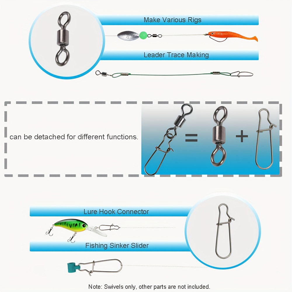 95/210個セット フィッシングコネクターギアキット 2- - Fishing Equipment Cheap のレビューと価格